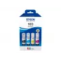 Tintes kasetņu komplekts Epson EcoTank 103 — Oriģināls 4 krāsu komplekts (melna, ciāna, fuksīna, dzeltena), melna 4500 lpp., krāsaina 7500 lpp.