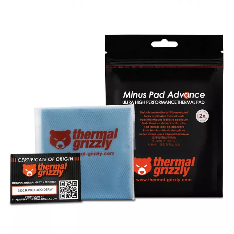 Thermal Grizzly Minus Pad Advance - 100 x 100 x 2,0 mm, 2 gab.