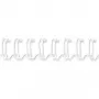 Fellowes - Iesiešanas stieple - 8 mm - 34 gredzeni - A4 (210 x 297 mm) - 50 loksnes - Balta - 100 gab. - paredzēta Fellowes WB 500 (53258)