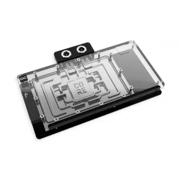 Backplate Alphacool 10270 Acrylic Aluminium Chrome Copper Nylon Melns Transparent