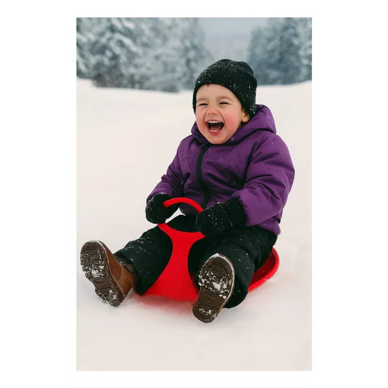 Kamanas Jamara Snow Play Snow Glider sarkans — plastmasa, 570×380×30 mm