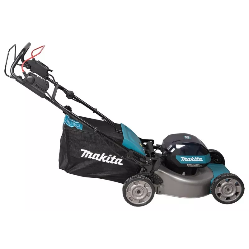 Makita LM001GZ zāles pļāvējs Stumjamais zāles pļāvējs Akumulators Melns, zils