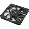 Korpusa ventilators SILVERSTONE SST-AS120B 120 mm melns caurspīdīgs, 3-pin