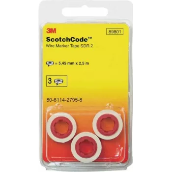 3M Scotchcode kabeļu marķieru uzpildes rullīši, cipars 5, 3 rullīši (80-6114-2798-2)