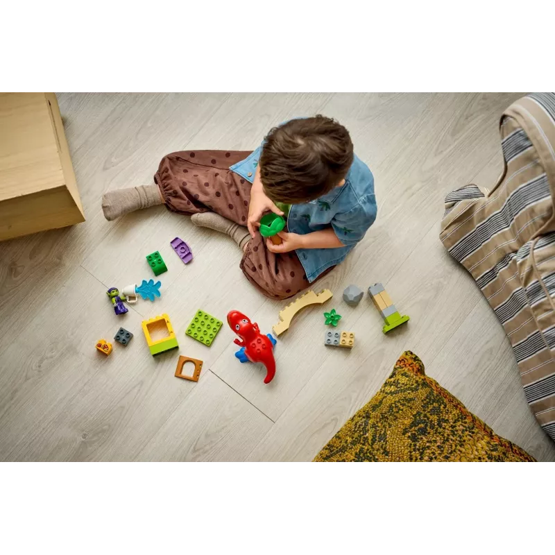 LEGO DUPLO 10463 Dinozaurs Zirnekļcilvēks-Rekss pret Zaļo Goblīnu