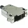 Harting D-SUB korpuss, polu skaits: 9, metāls, 180°, sudraba krāsa, 09 67 009 0344, 1 gab. (09 67 009 0344)