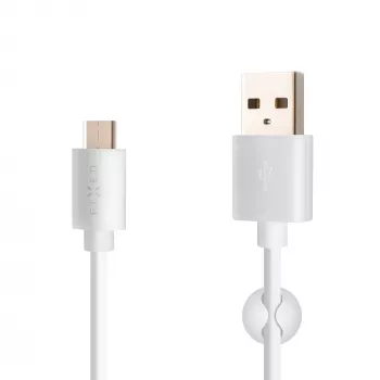 USB–USB-C datu un uzlādes kabelis FIXED FIXD-UC2M-WH — 2,0 m, balts