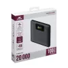 Ārējais akumulators Rivacase VA1090 — 20000 mAh, 77 Wh, kopējā izejas jauda 100 W, 440 g