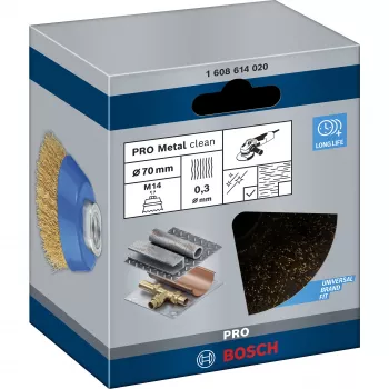 Bosch 1 608 614 020 leņķa slīpmašīnas piederums Kausa suka