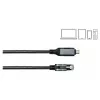 Good Connections Ethernet-kabelis USB-C RJ45, Antracīts, 1,0m