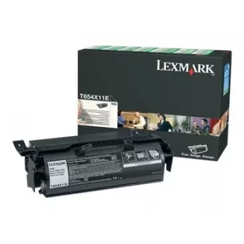 Toneris Lexmark T654X11E 30000 lapas melns