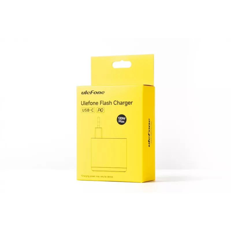 Lādētājs UleFone UF-CHAR-120WR 120W 20V 6A Balts — USB strāvas adapteris portatīvajām ierīcēm
