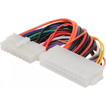 ShiverPeaks ATX 20-pin/24-pin kabelis, 0,15 m, taisns vīrišķais/sievišķais savienotājs