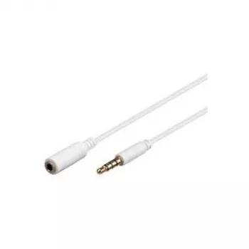 AUX pagarinātāja kabelis Goobay 4-pinu 3,5 mm plāns CU