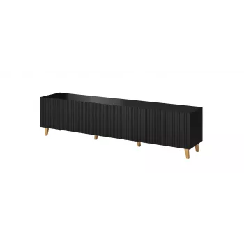 Cama RTV skapis PAFOS 200x42x52 melns matēts