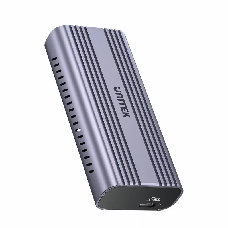 SSD korpuss UNITEK S1226A melns/pelēks M.2 PCI Express 40 Gbit/s