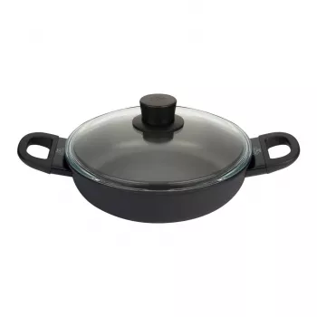 Servēšanas panna BALLARINI 75002-923-0 Apaļa Melna 28 cm