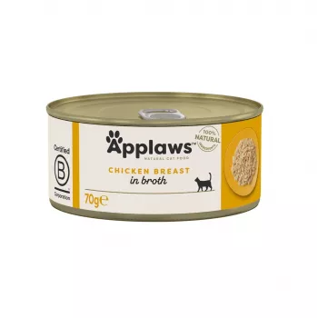 Mitrā kaķu barība Applaws Adult Chicken 70 g — bez graudiem, bez lipekļa un sojas