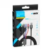 Universal 4 in 1 charging kabelis I-BOX USB IKUM4W1