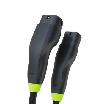 Uzlādes kabelis zaļa Cell EVKABGC03 — Type 2, 5 m, 11 kW, elektromobiļiem