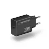 Tīkla lādētājs ESPERANZA EZC104K 20W Melns, USB strāvas adapteris portatīvām ierīcēm
