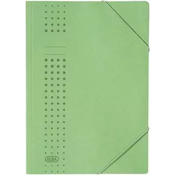 ELBA chic elastīgā mape no kartona, A4, zaļa (33470 GN) (33470 GN)