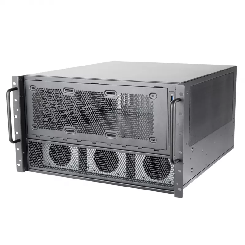 Datora korpuss SilverStone SST-RM600 ATX Melns