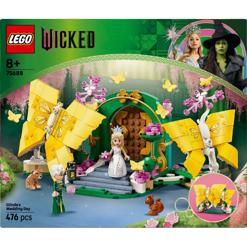 LEGO būvkomplekts Wicked 75688 Glindanas kāzu diena — tematisks komplekts, modelis 75688