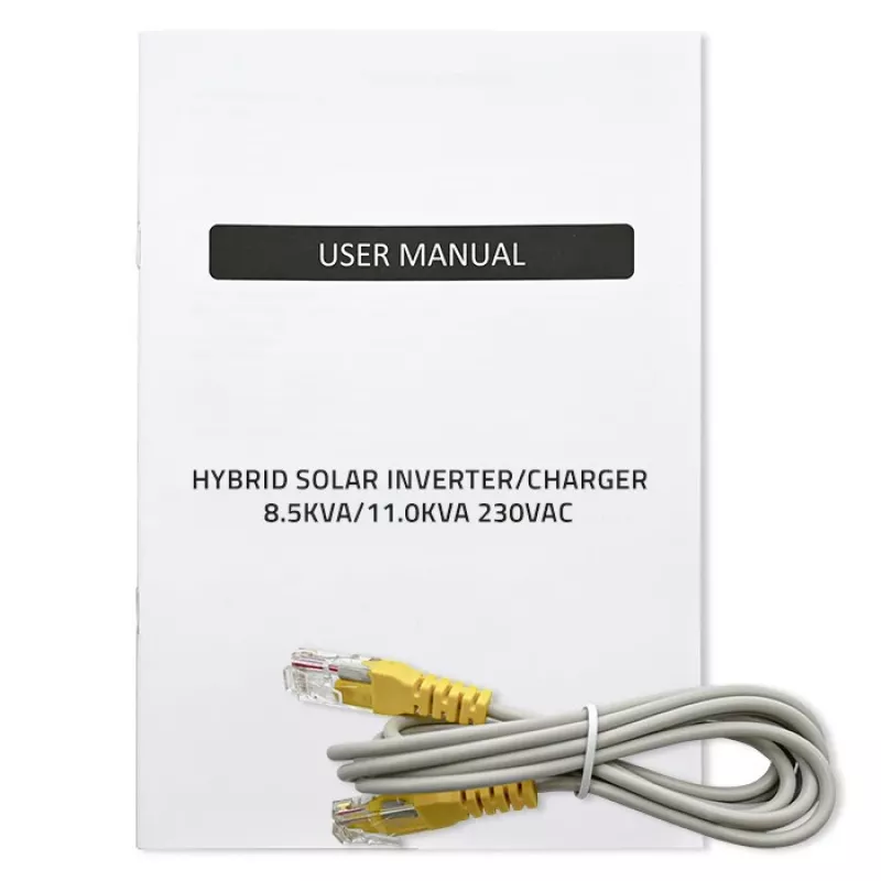 Qoltec hibrīda saules invertors Off-Grid 11000W