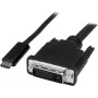 Microconnect USB3.1CDVI18B 1,8 m USB C uz DVI-D melns video kabelis-adapteris (USB3.1CDVI18B)