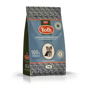 FOLK Small breeds Podhale stila jēra cepetis ar paipalām un pētersīļiem - sausā suņu barība - 7kg