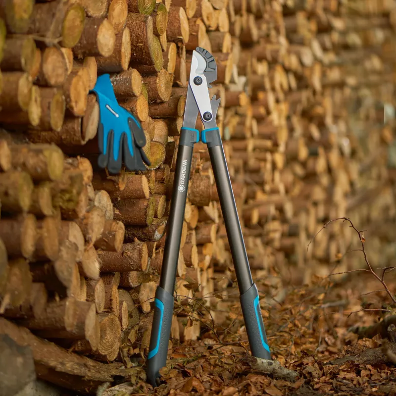 Gardena EnergyCut dārza šķēres ar apvedasmeņiem, melnas/zaļas, tērauda, 5 cm
