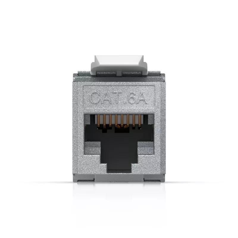 Keystone Jack Ubiquiti UACC-Keystone-Jack-C6A RJ-45 plakans Metallic