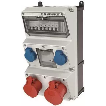 MENNEKES kontaktligzdu kombinācija 930013 AMAXX 2xCEE 5x16/32A 2xSchuko 4xLS 930013 (930013)