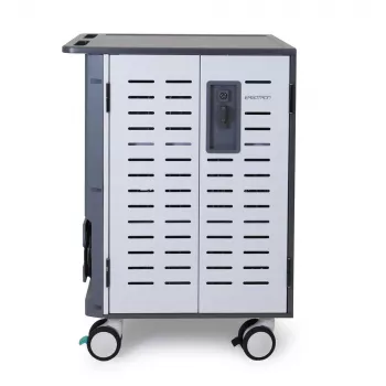 Ergotron Zip40 - ratiņi (tikai uzlāde) - 40 planšetdatoriem / piezīmjdatoriem - ekrāna izmērs: līdz 39,6 cm (līdz 15,6 collām)