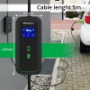 Qoltec Mobile EV Car Charger Adjustable 2in1 Type2 | 7kW | 230V | CEE 3 PIN | Wi-fi | LCD | Portable | Wallbox | 5m