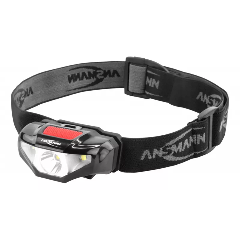 Ansmann HD70B - galvas lukturītis - melns - ABS - plastmasa - IP44 - LED - 1 lampa