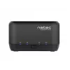Cietā diska dokstacija 2,5/3,5 USB 3.0 Natec Kangaroo Dual, klonēšanas funkcija, strāvas adapteris