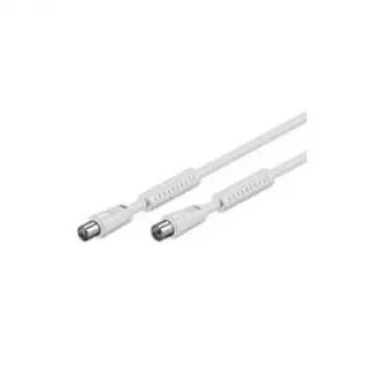 Wentronic 50725 koaksiālais kabelis, balts