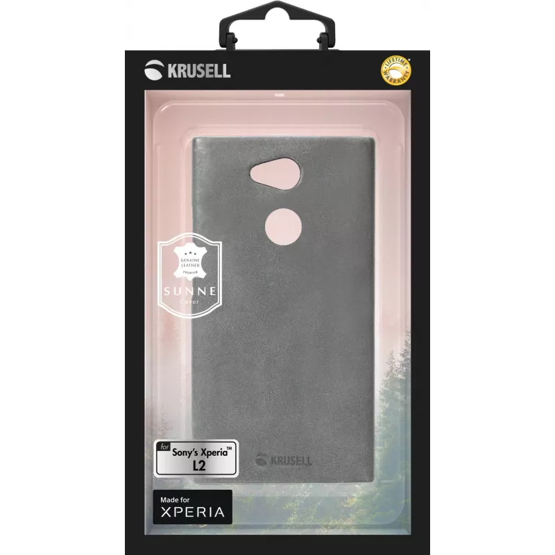 Krusell Sunne vāciņš Sony XPERIA L2 14 cm (5,5 collas) Pelēks