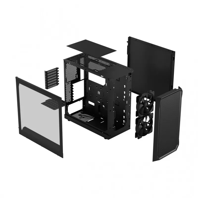 PC korpuss Fractal Design Focus 2 ATX Melns