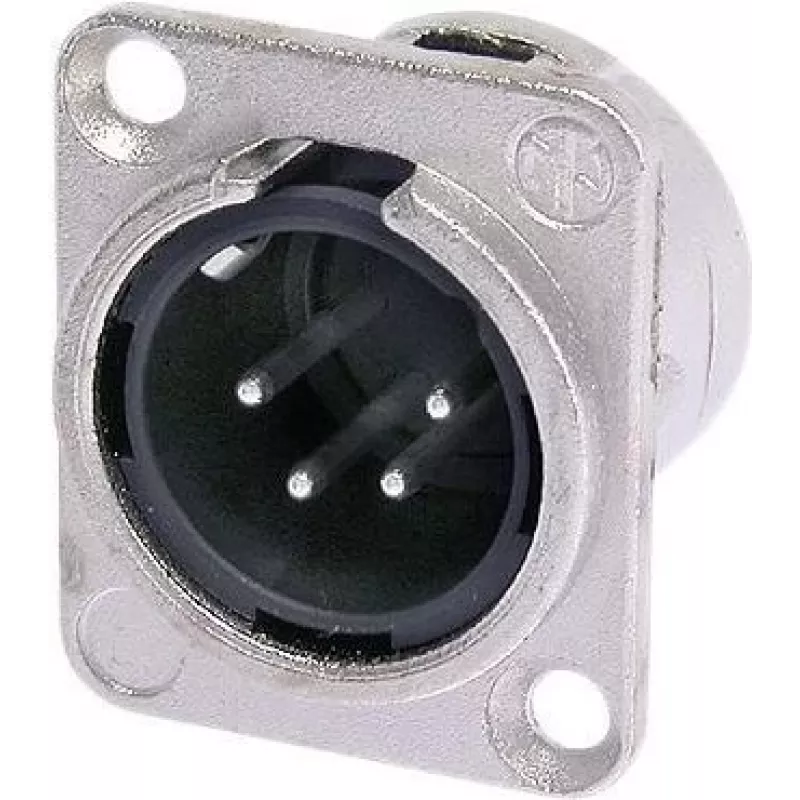 Neutrik NTR-NC4MDL1 - -30 - 80 °C - Melns - Sudrabs - UL - UL 94 HB - IEC 61076-2-103 - IP 40 - IEC 68-2-20 (NC4MDL1)