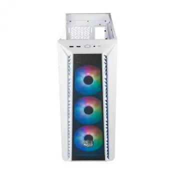 Cooler Master MasterBox 520 - Midi Tower - PC - Balts - ATX - EATX - micro ATX - Mini-ITX - SSI CEB - akrilnitrila butadiēna stirols (ABS) - Tērauds - Rūdīts stikls - Daudz