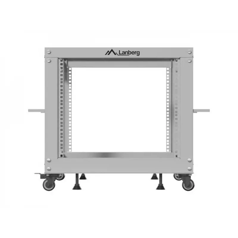 Rack 19 9U 600x600-1100 adj. gray