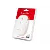 Bezvadu pele GEMBIRD MUSW-4B-01-W, piemērota abām rokām, optiskā 1600 DPI, 4 pogas, RF bezvadu, balta