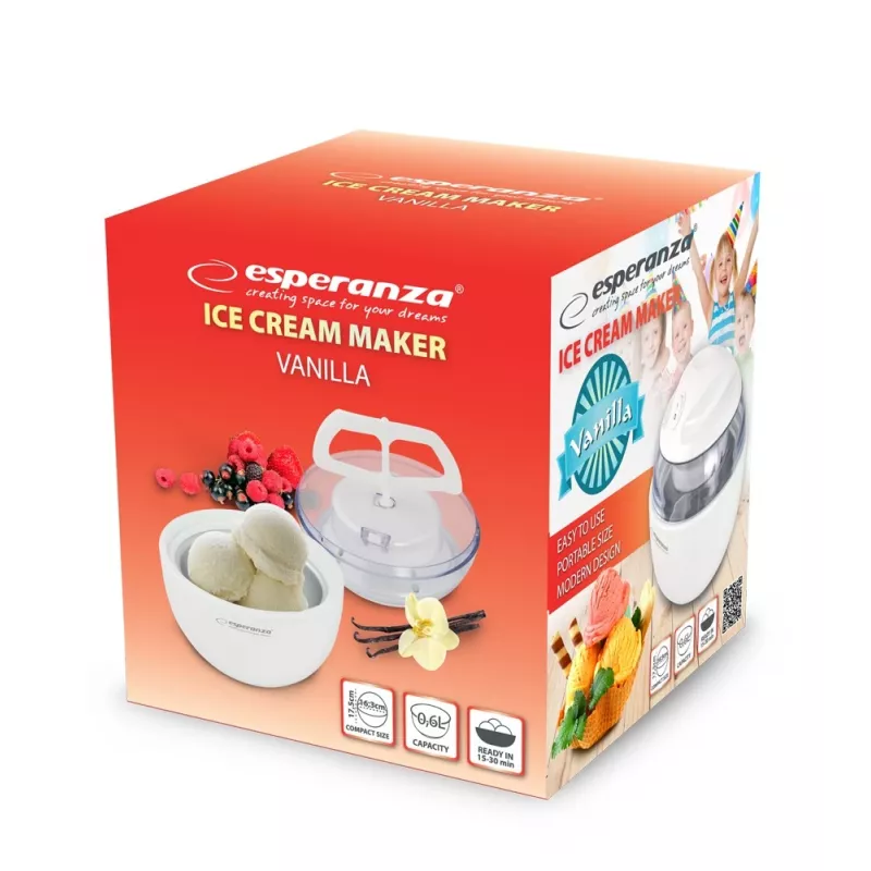 Saldējuma gatavotājs Esperanza VANILLA EKI001 (modelis EKI001), ražotājs ESPERANZA