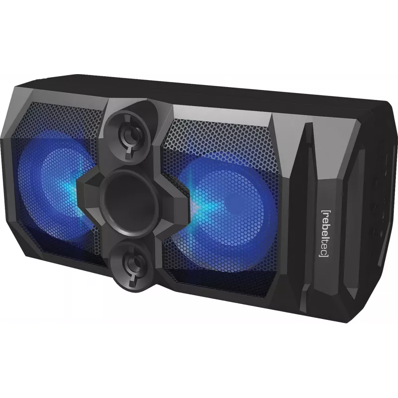 Rebeltec SoundBox 480 portatīvais Bluetooth stereo skaļrunis melns, 50W RMS
