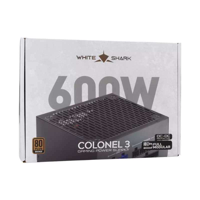 Barošanas bloks White Shark GPSU-B600S Colonel-3 600 W