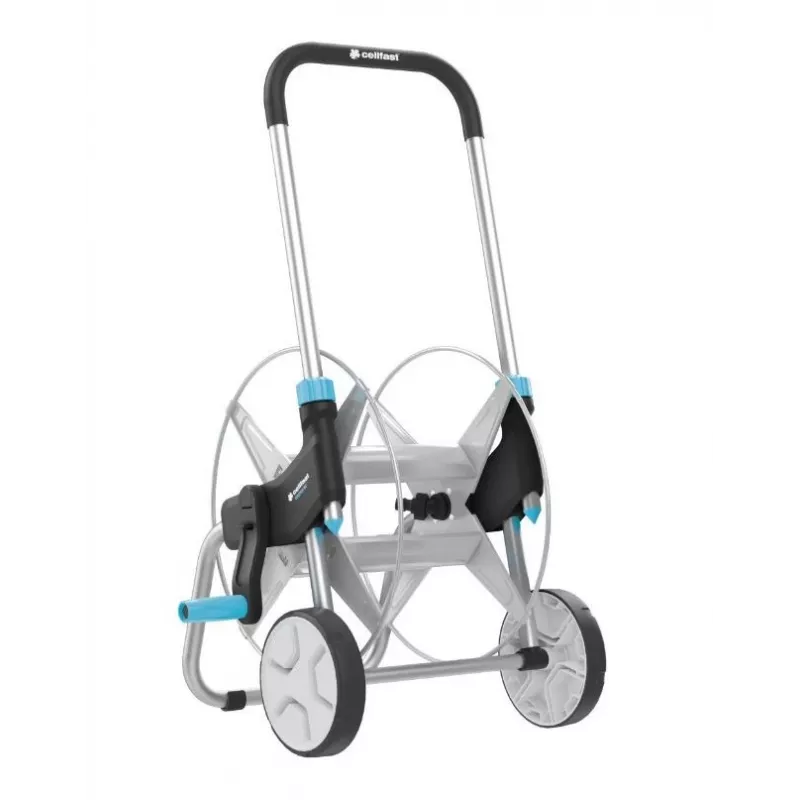 Metāla šļūteņu rati Cellfast EXPLORER 60m 1/2 colla – līdz 60 m 1/2 collas dārza šļūtenei