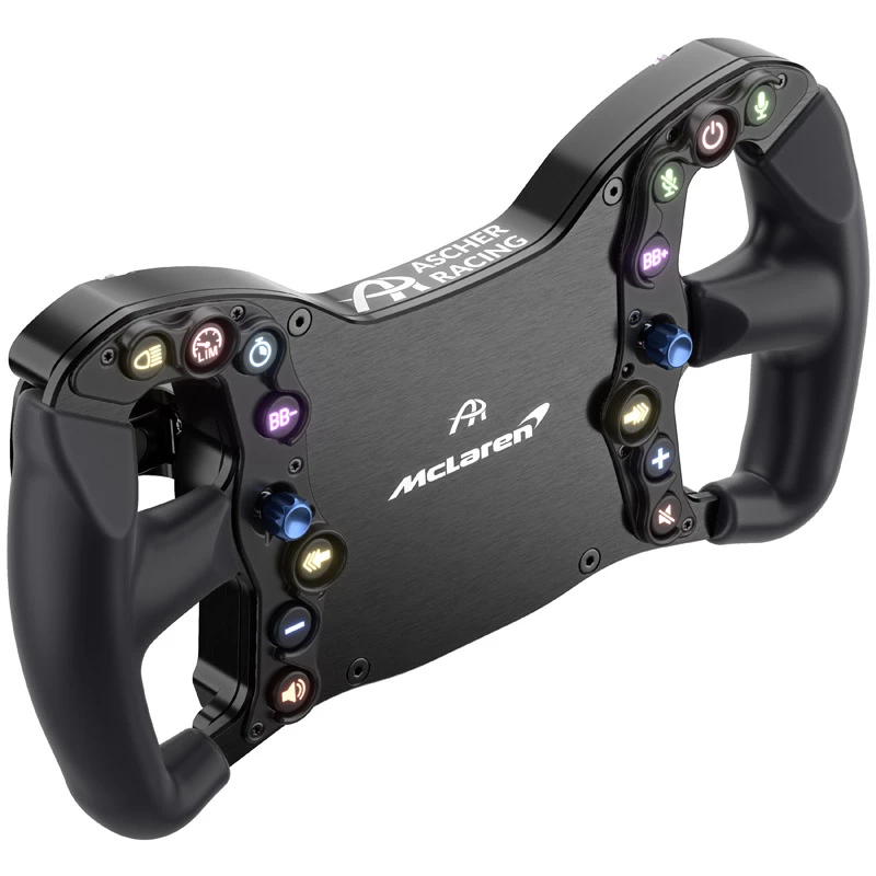 Stūre Ascher Racing McLaren Artura Sport-SC Butterfly Style Quick Release — sim sacīkšu stūres aplis